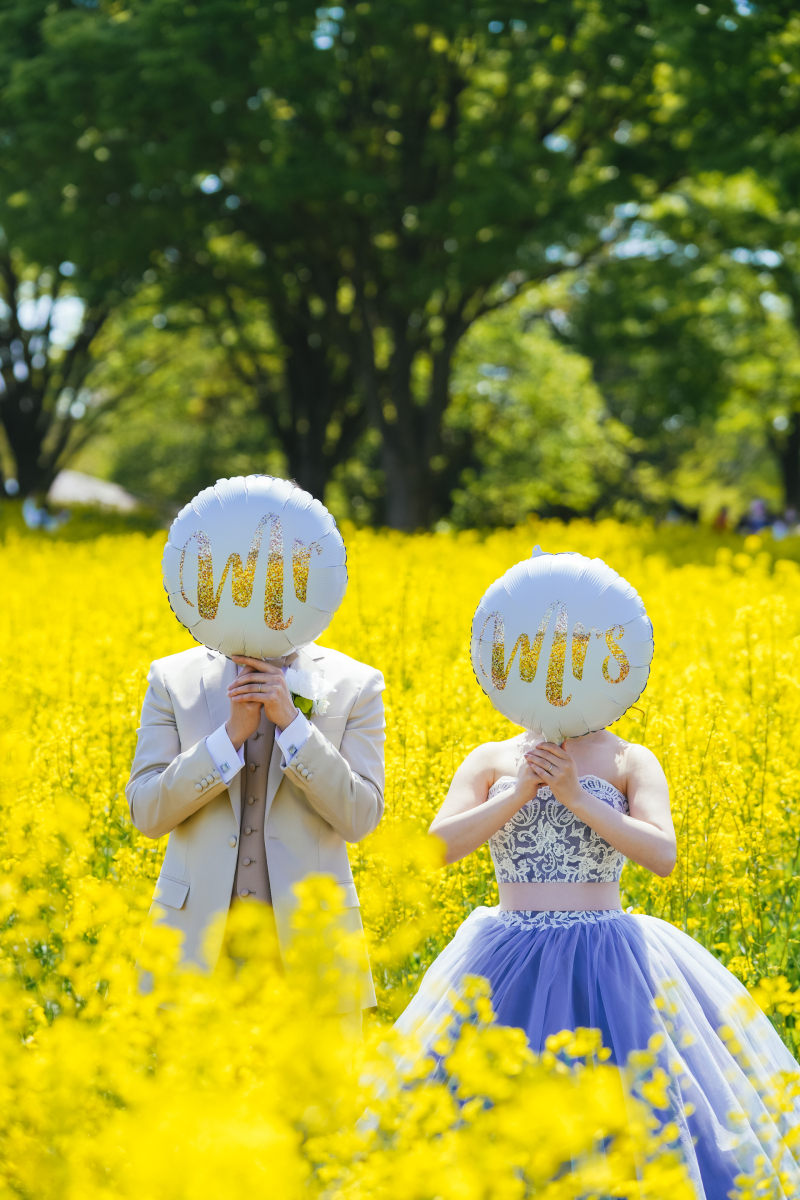 金色の海の中で