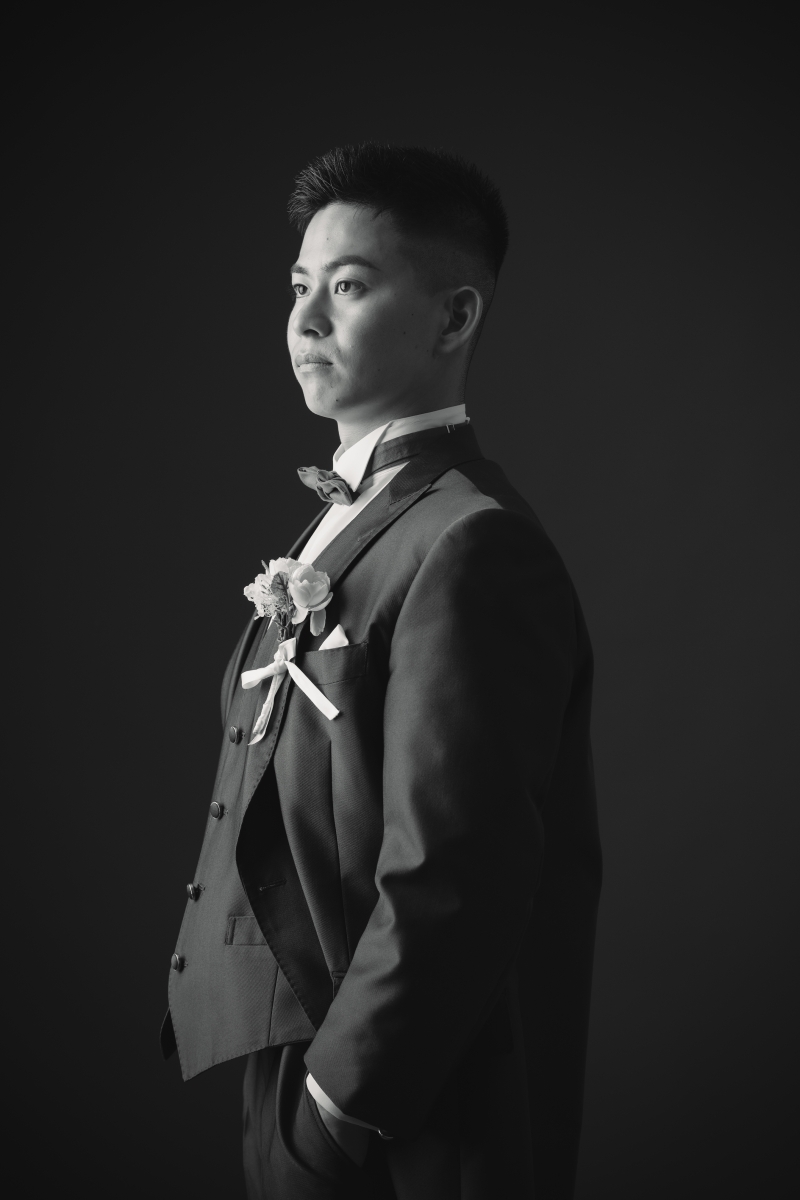 ご新郎様のソロショット2
