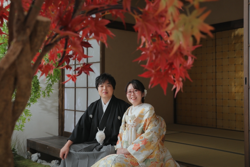 秋らしさも入れつつ