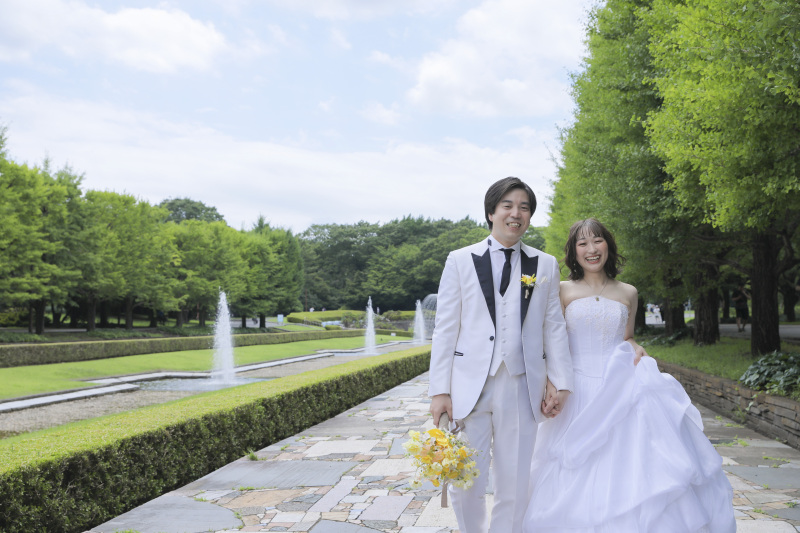 お散歩ショット。