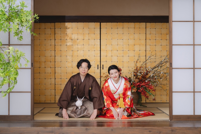 お辞儀ショット