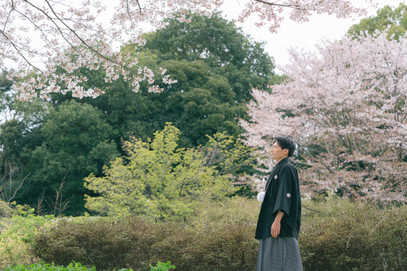 ご新婦様を待つご新郎様