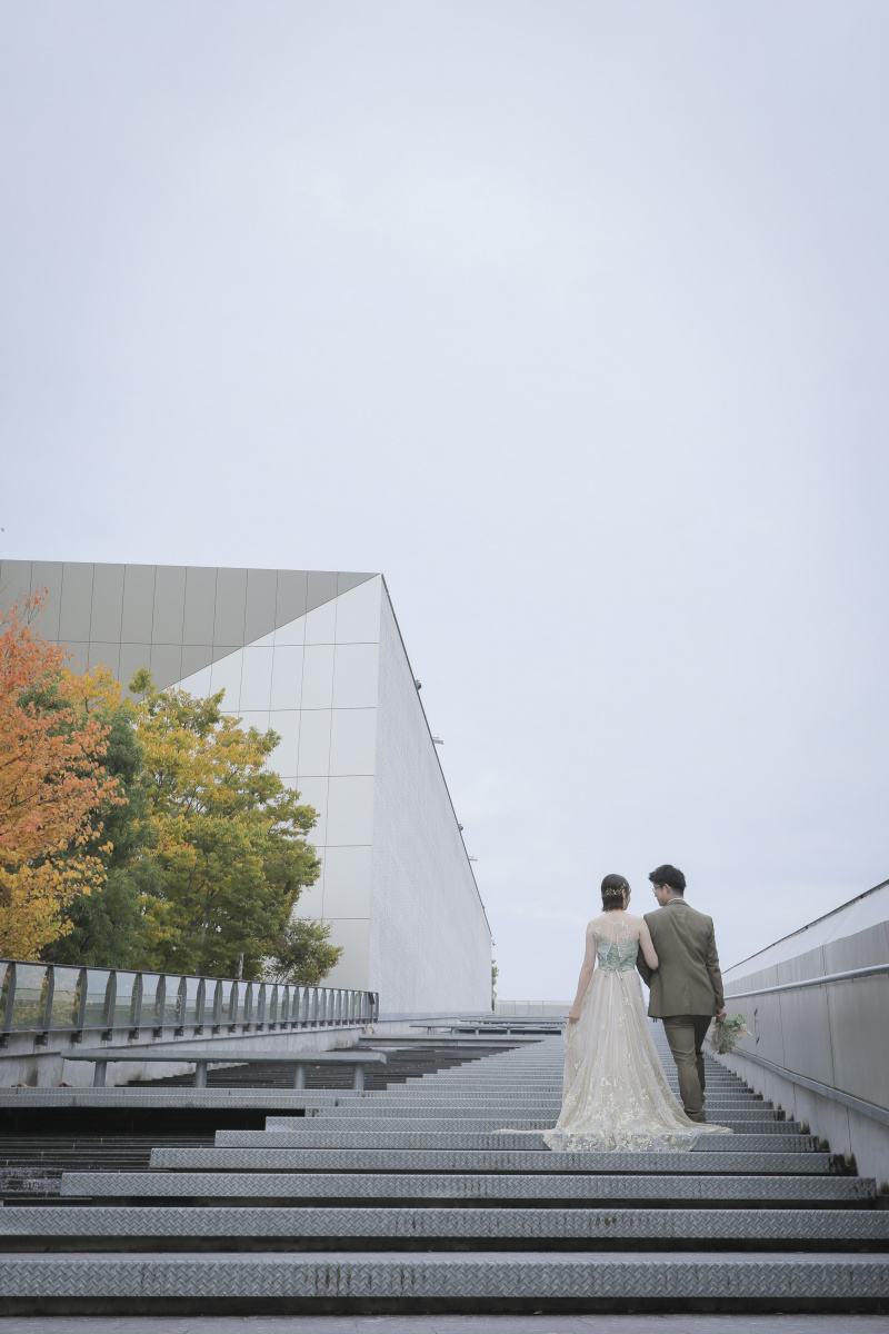 グリーンスプリングの大階段。