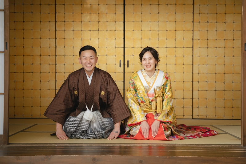 お辞儀ショット