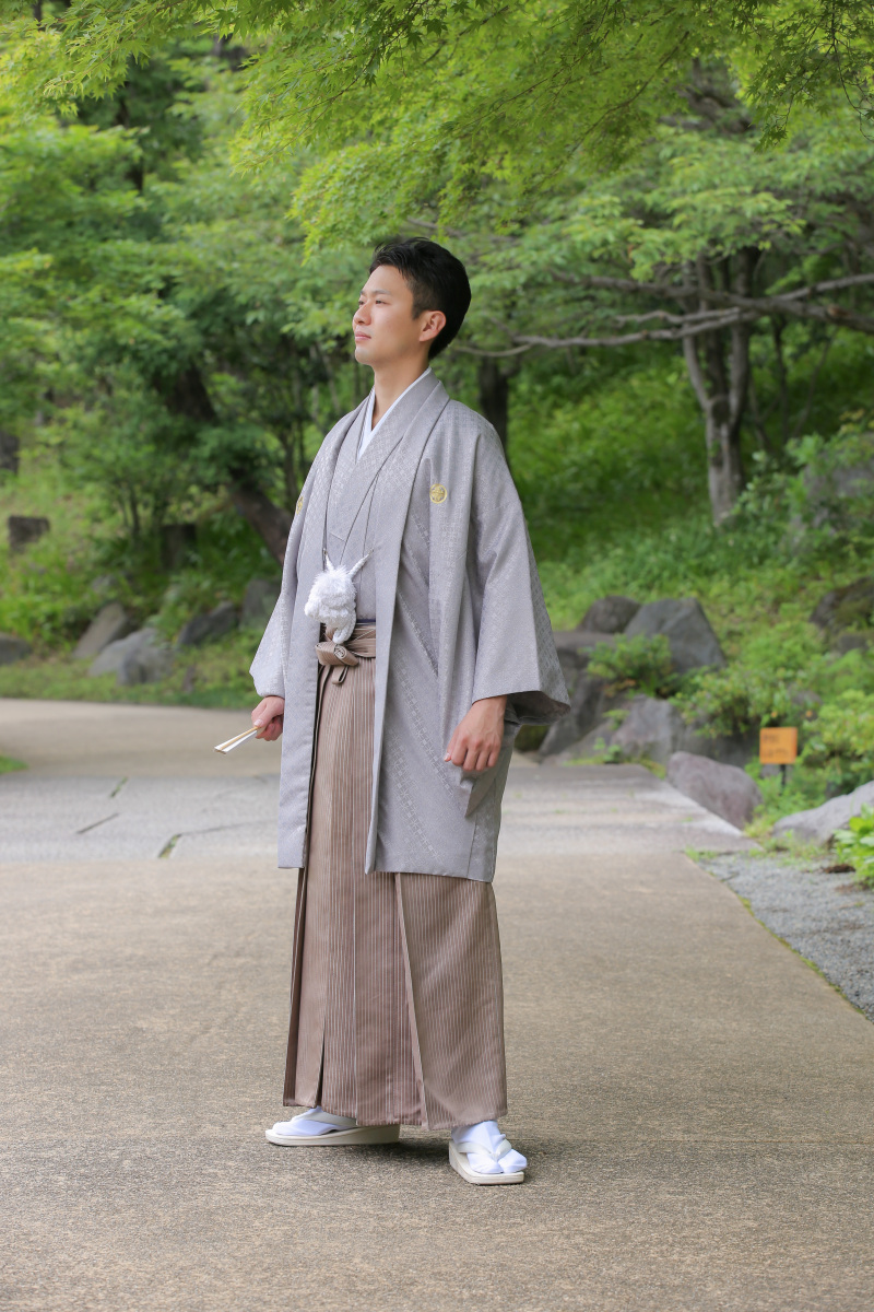 ご新郎様のソロショット。