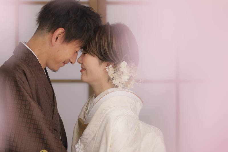 見つめ合いショット