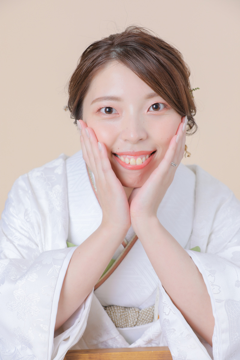 ご新婦様のソロショット。