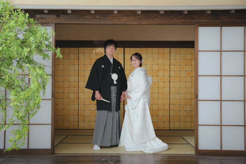 白無垢にチェンジ!