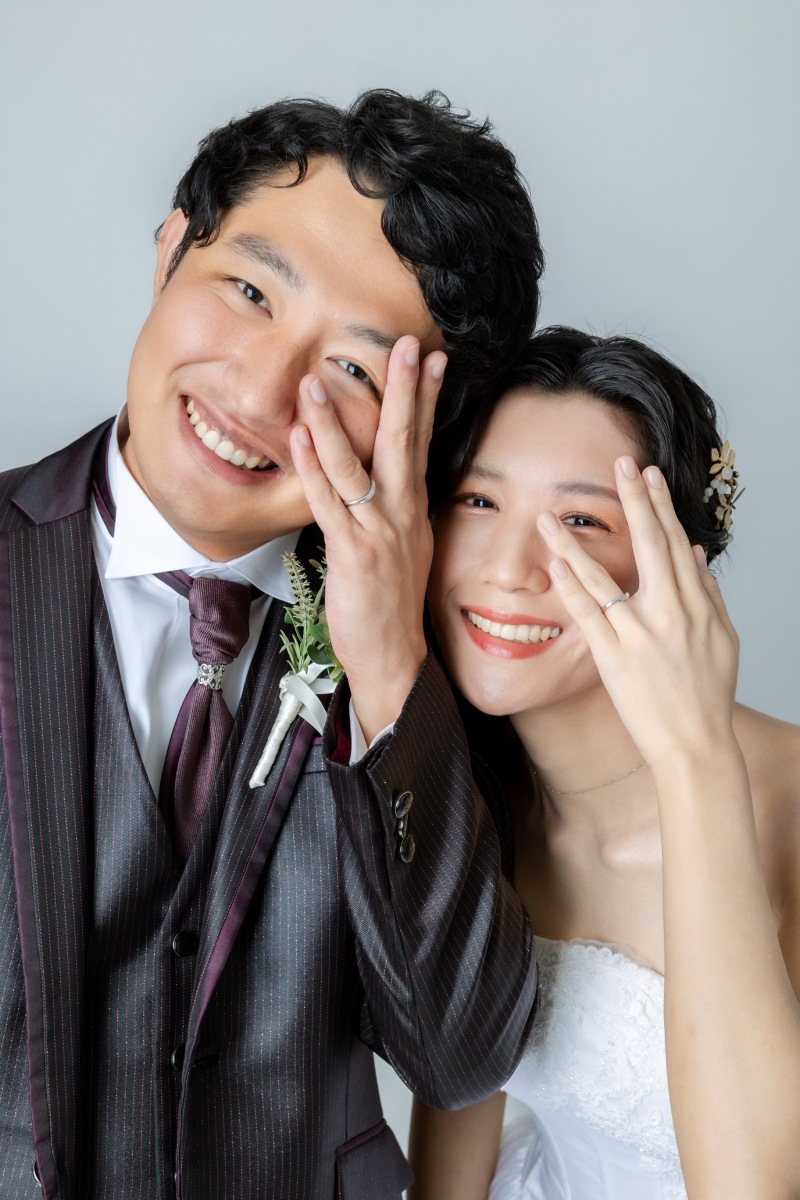 輝く結婚指輪