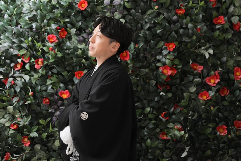 ご新郎様のソロショット