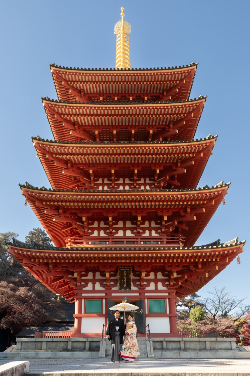 高幡不動尊のシンボルで