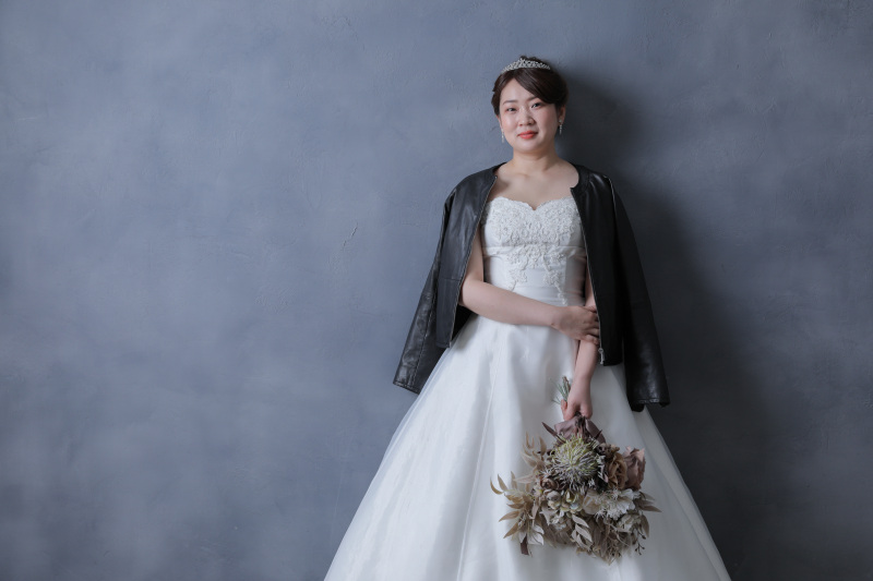 ご新婦様のソロショット。