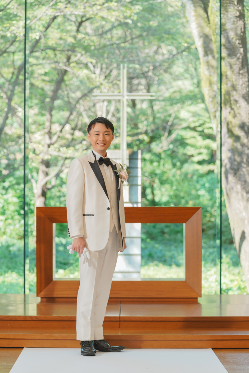 ご新郎様ソロショット