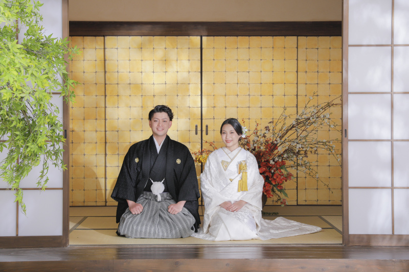 正座ショット。