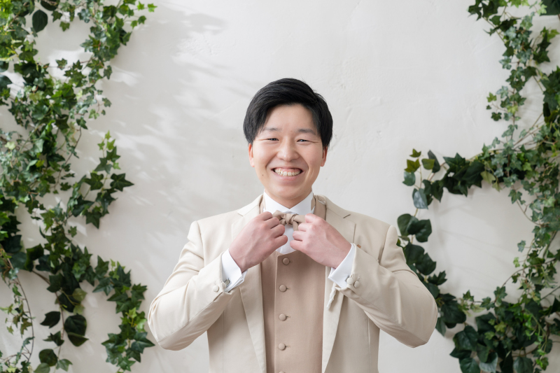 ご新郎様のソロショット