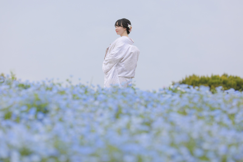 ご新婦様のソロショット。