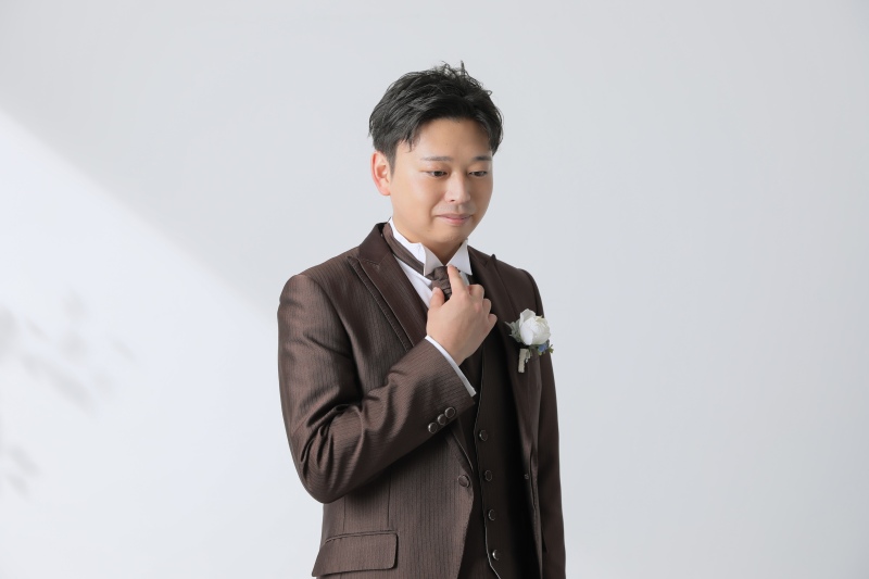 ご新郎様のソロショット