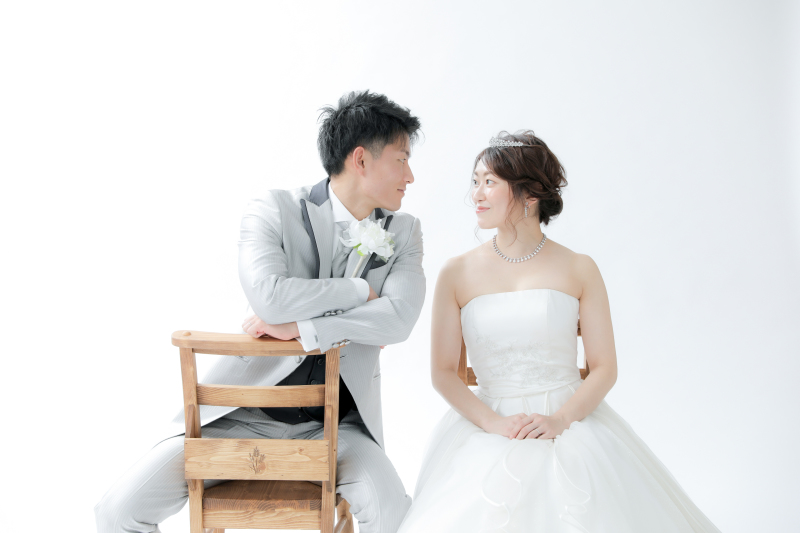 見つめ合うお二人