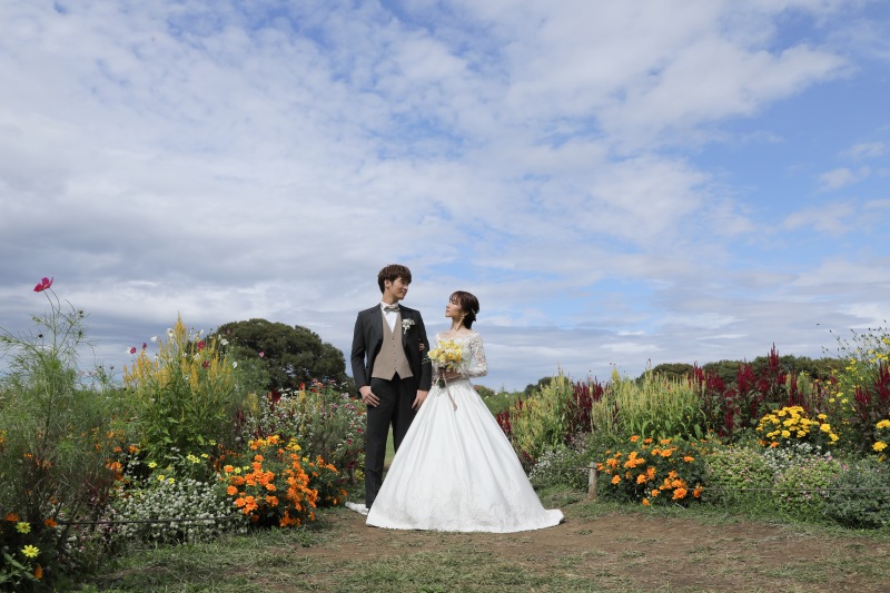 青空バックでかっこよく