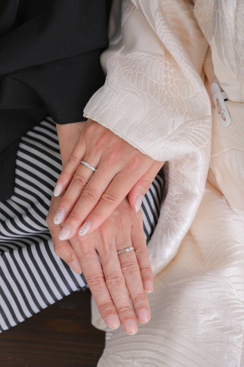大切な指輪ショット。
