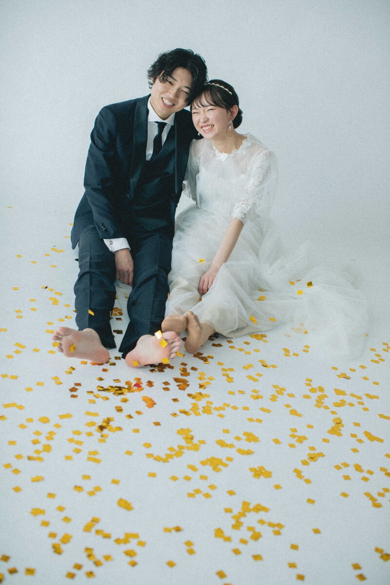 コンフェッティまみれ!