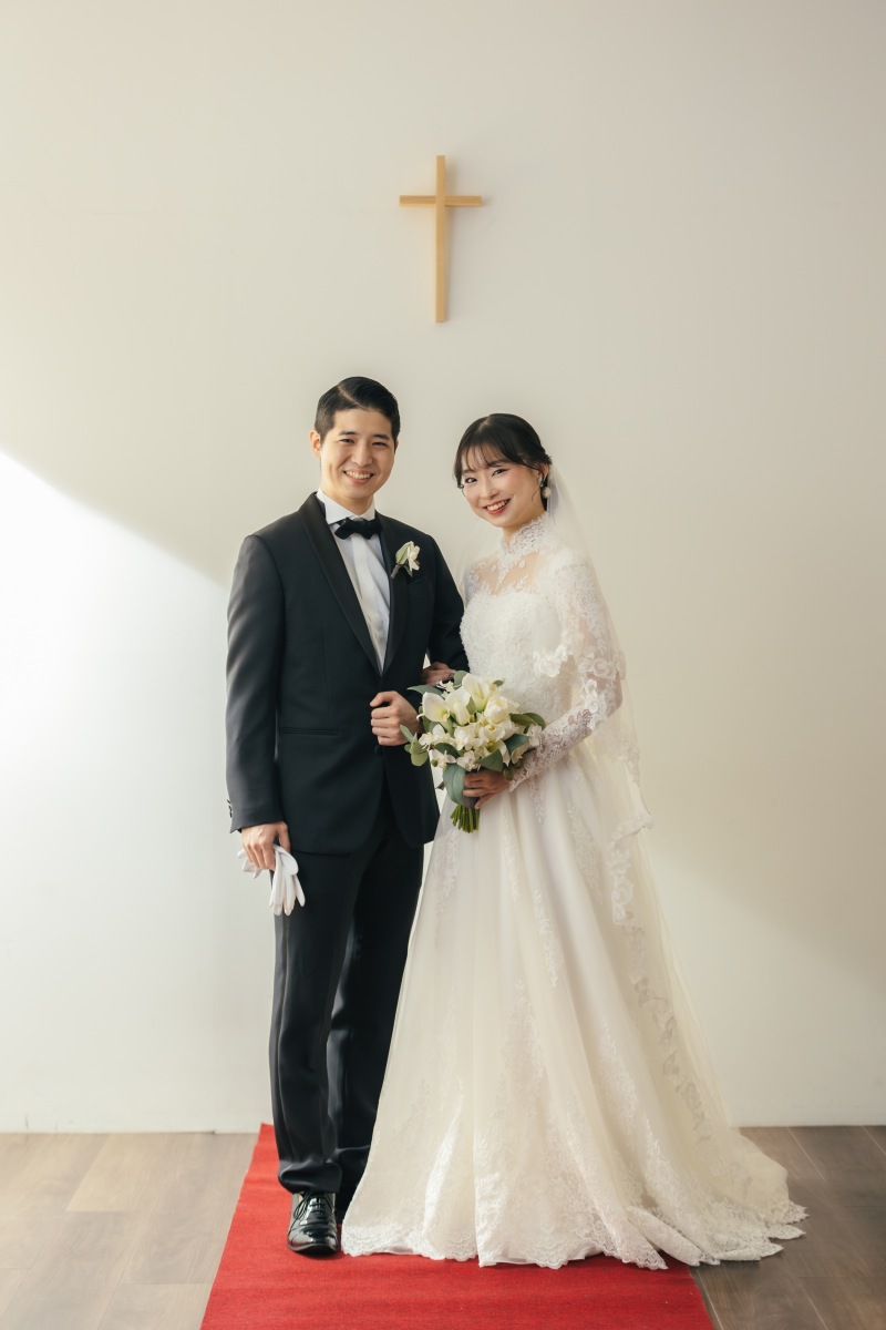 スタジオでチャペルフォト1