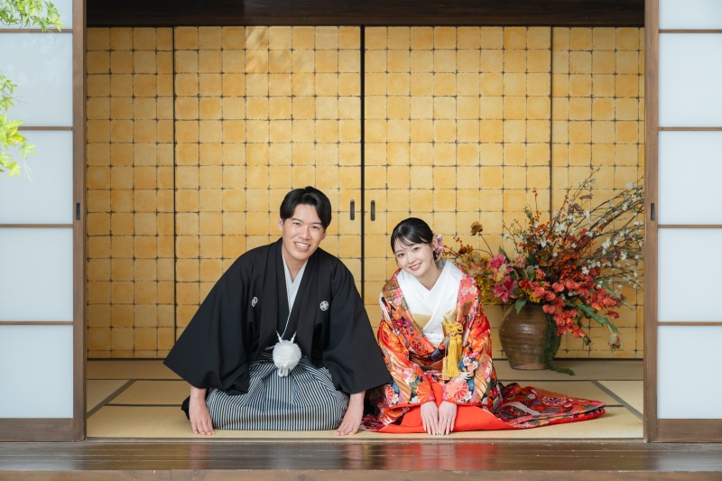 お辞儀ショット