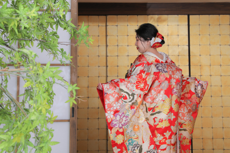 ご新婦様のソロショット。