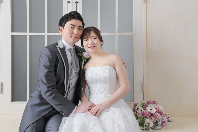 結びショット。