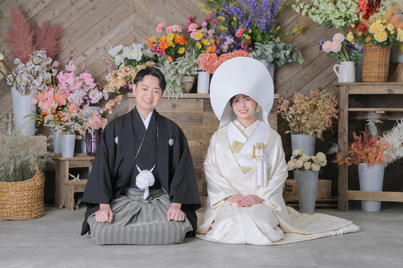 正座ショット。