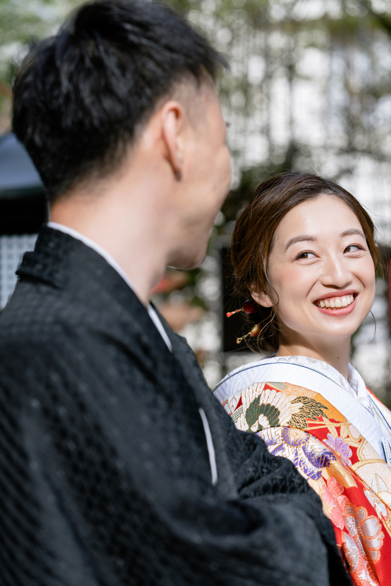 ご新婦様の表情