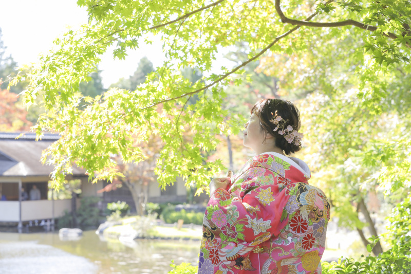 ご新婦様のソロショット。