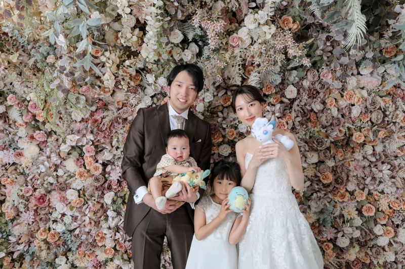 お子様も主役！大切な家族と一緒に