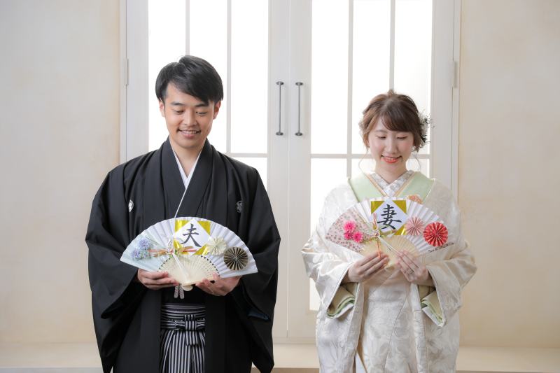 お手製の扇子。