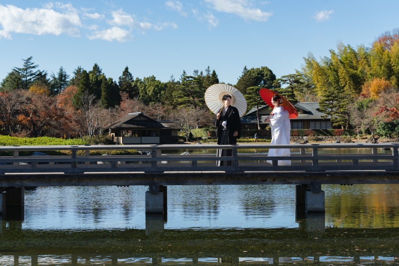 橋を渡りながら