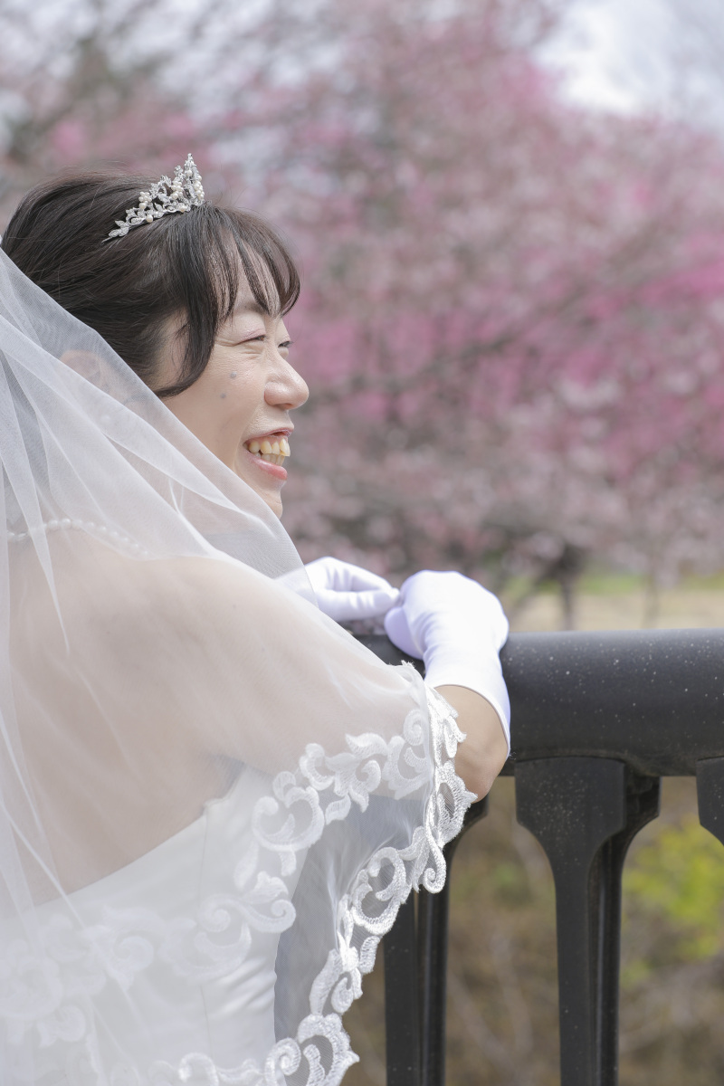 ご新婦様のソロショット。