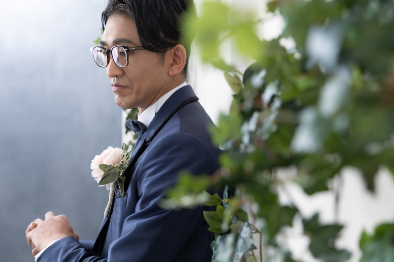 ご新郎様のソロショット