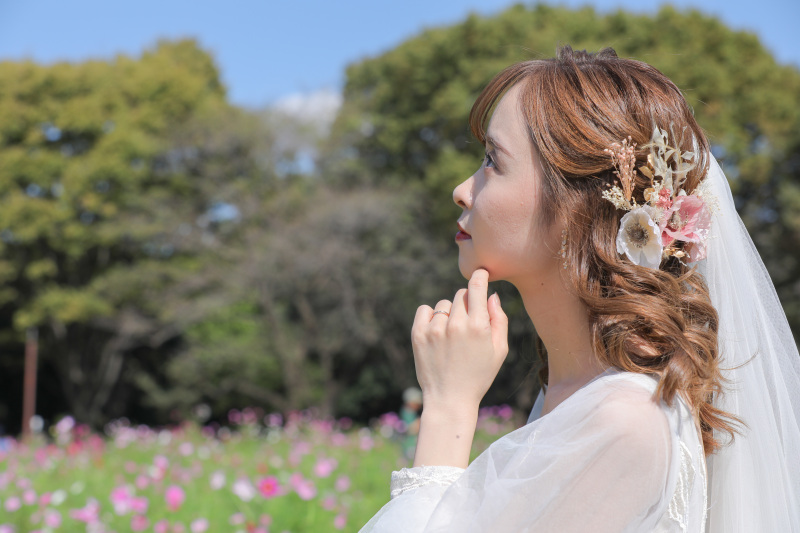 ご新婦様ソロショット。