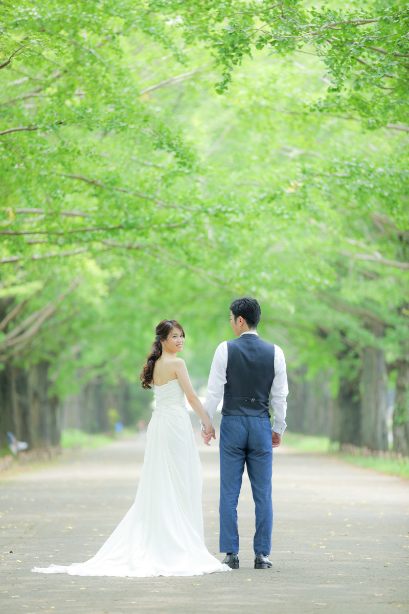 振り向きカット