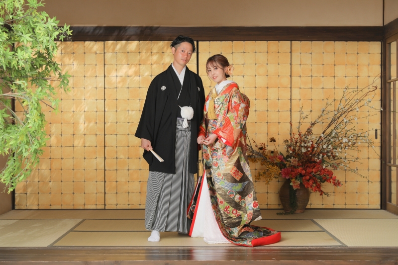 フォーマルな立ち姿