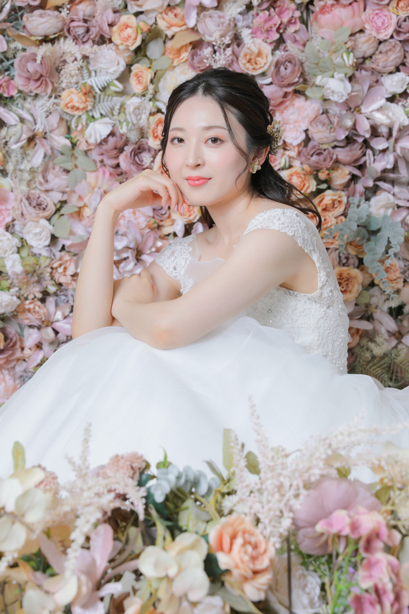 ご新婦様のソロショット。