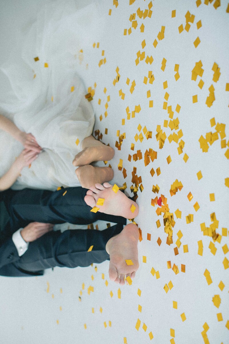 足元のキラキラがかわいい