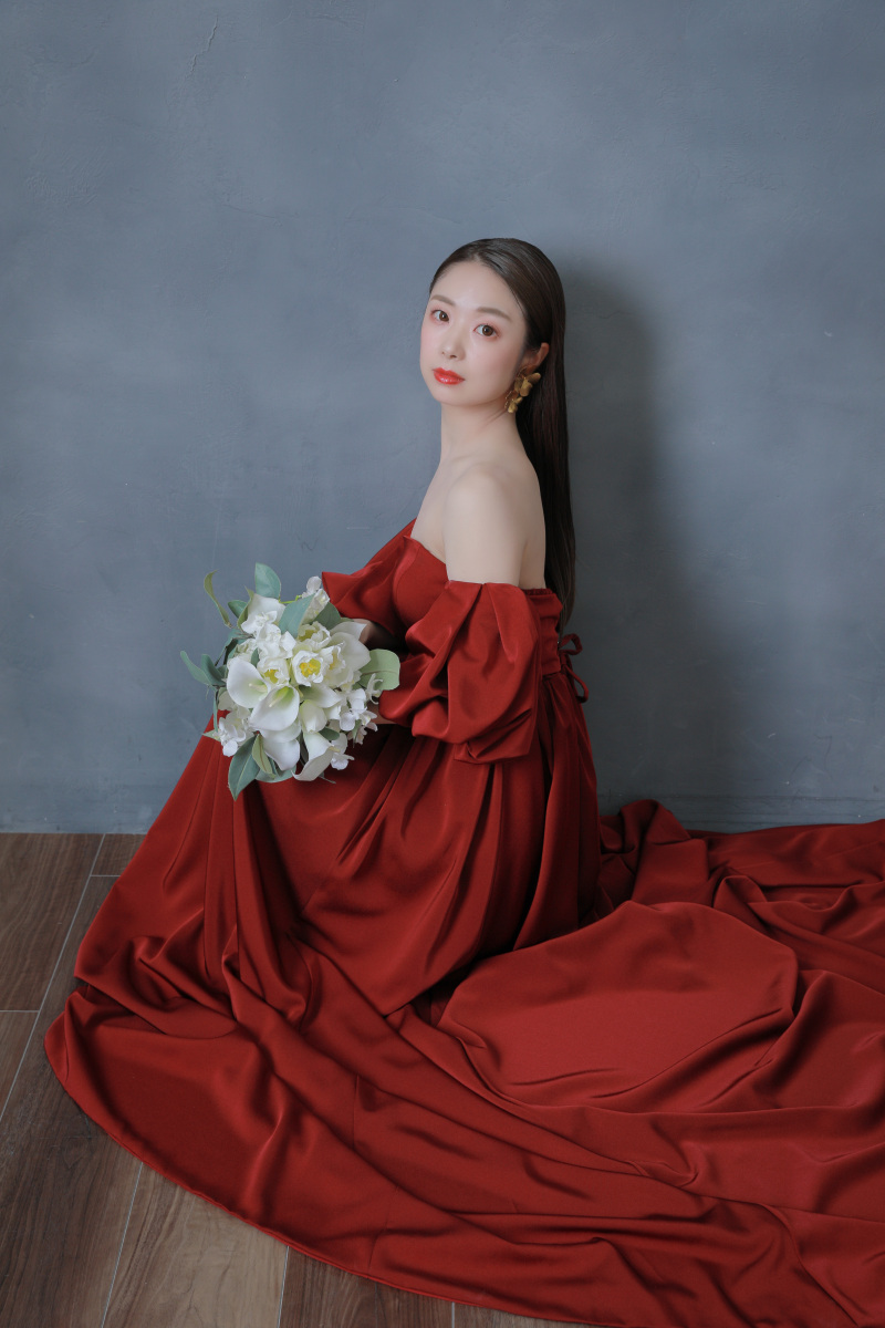 ご新婦様のソロショット。