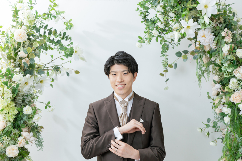ご新郎様ソロショット