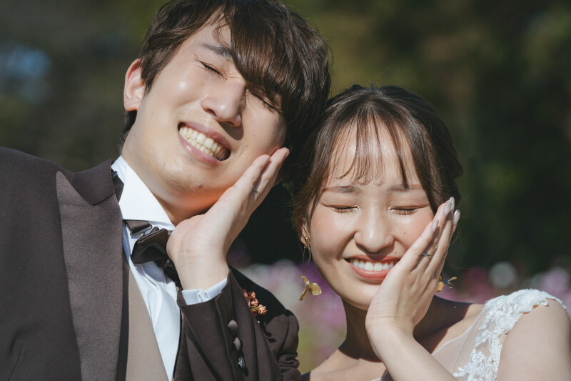 最後はお二人の表情を！