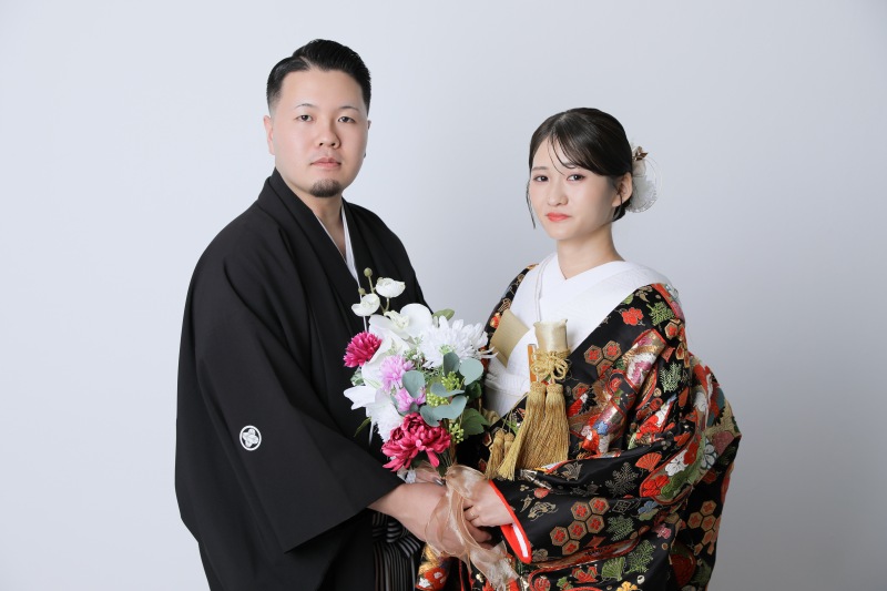 手作りのブーケ