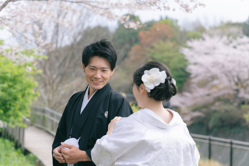 ご新婦様を見たご新郎様