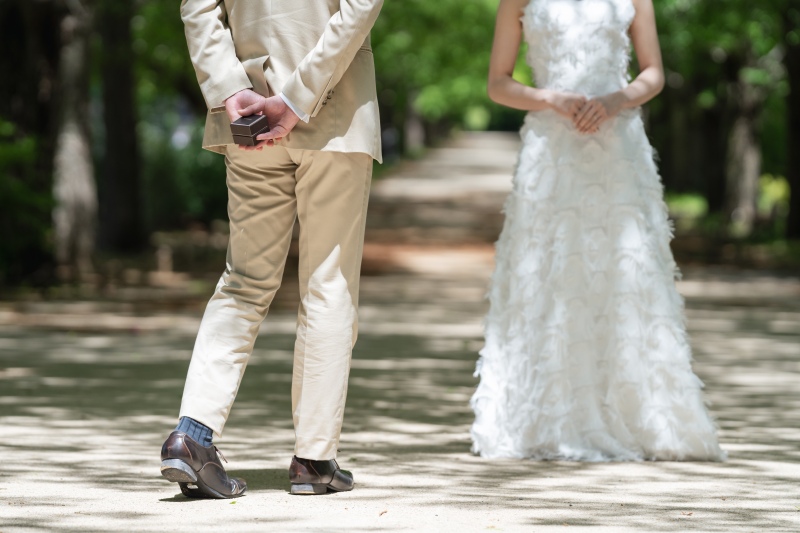 プロポーズシーン