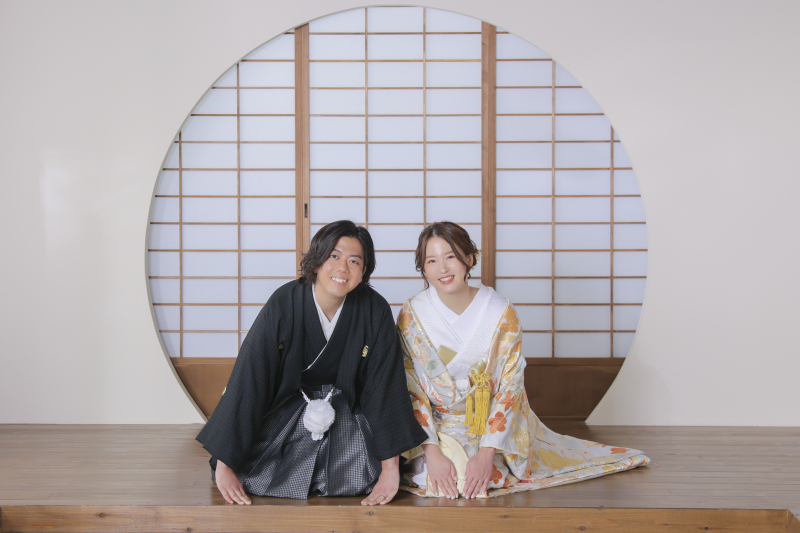 正座ショット。