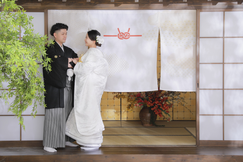 暖簾ショット。